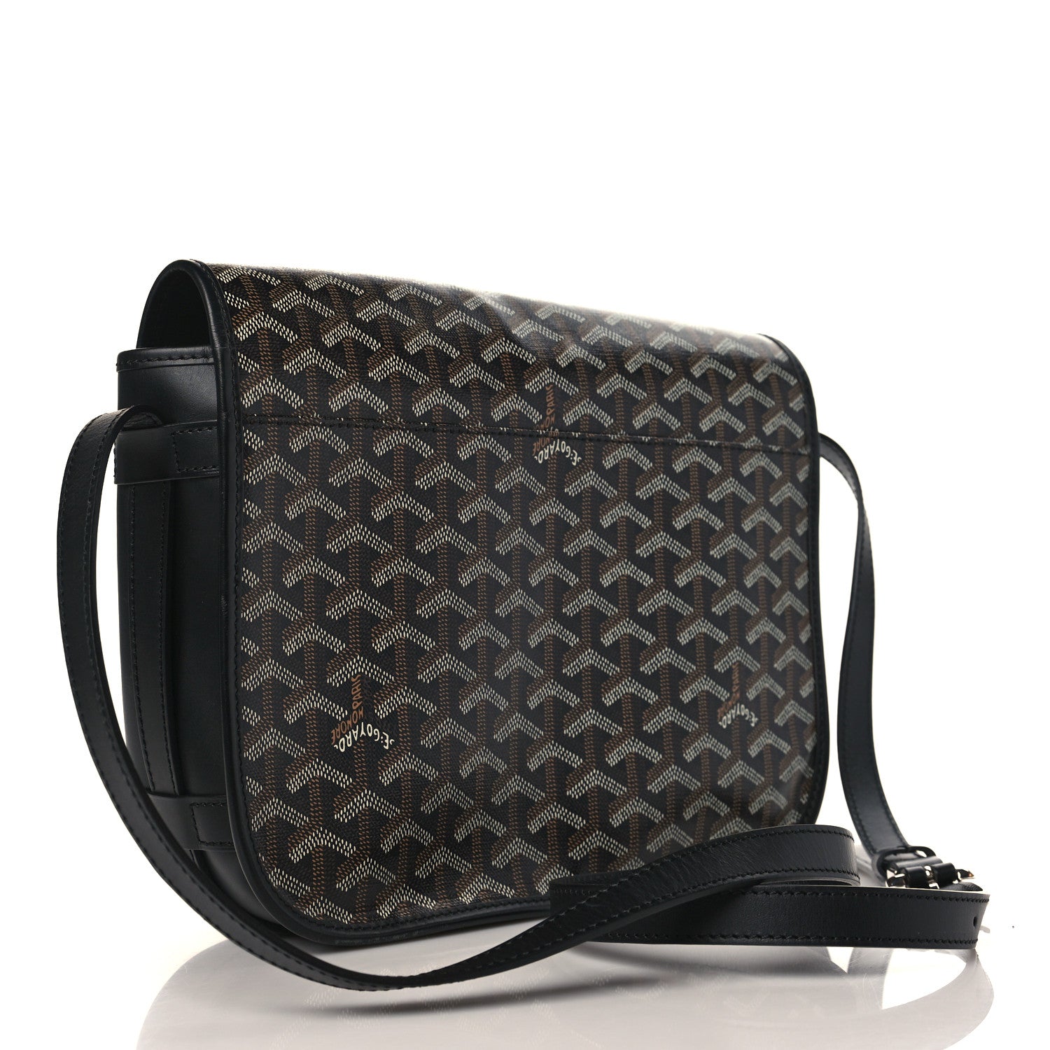 Goyard Goyardine Belvedere MM Messenger Bag Black 3 of 8