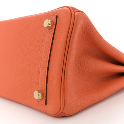Hermes Togo Birkin 25 Orange 10 of 11