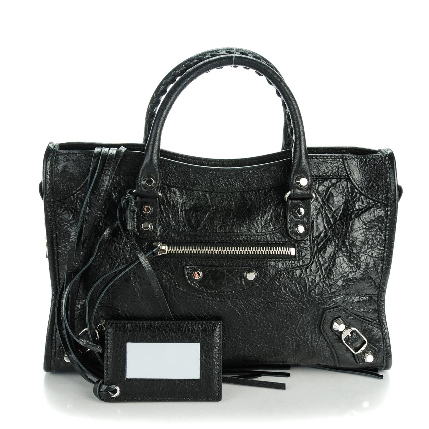 Agneau Classic Silver Hardware S City Black