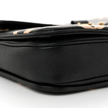 Louis Vuitton Empreinte Monogram Giant Pochette Metis Black Beige 8 of 11