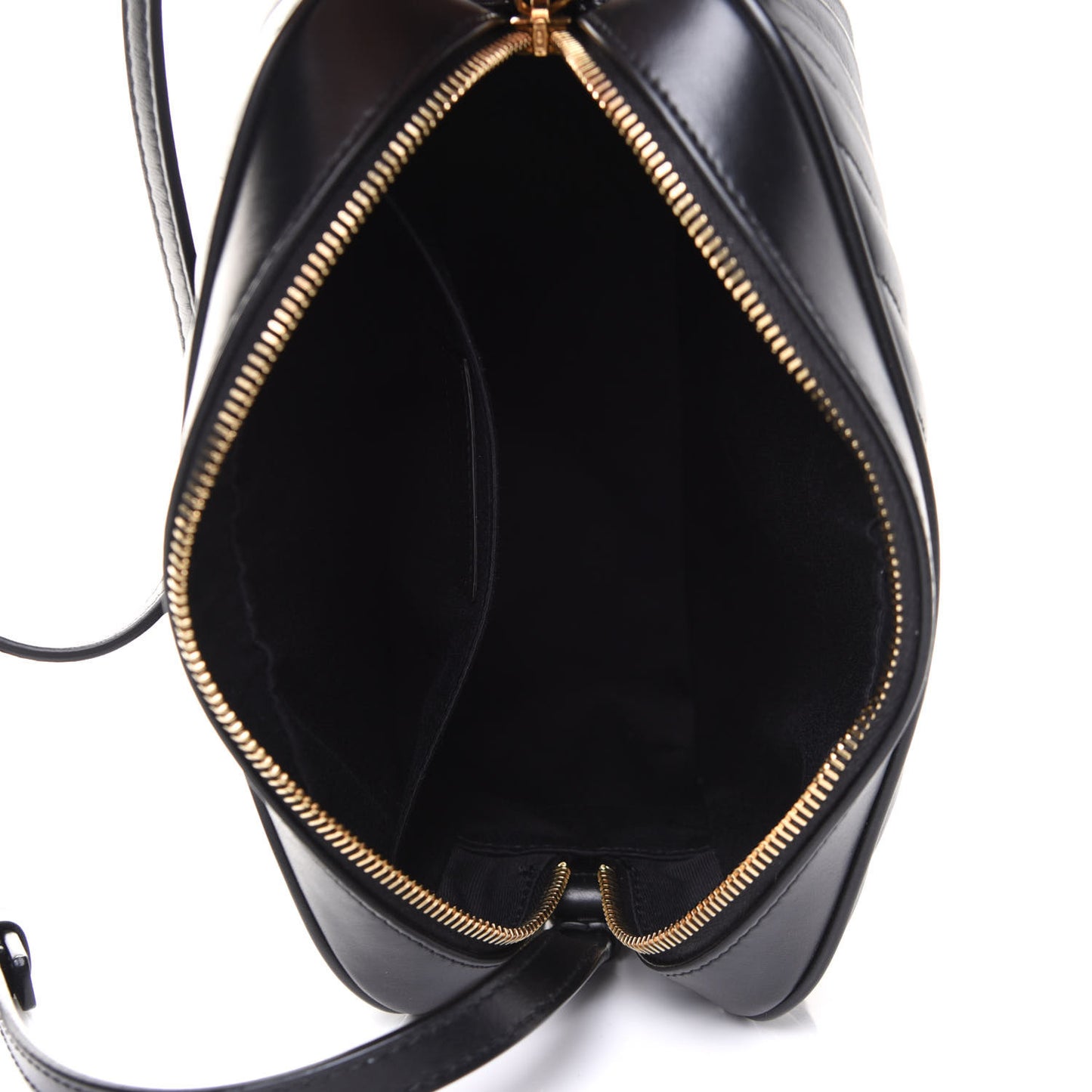 Calfskin Matelasse Monogram Lou Camera Bag Black