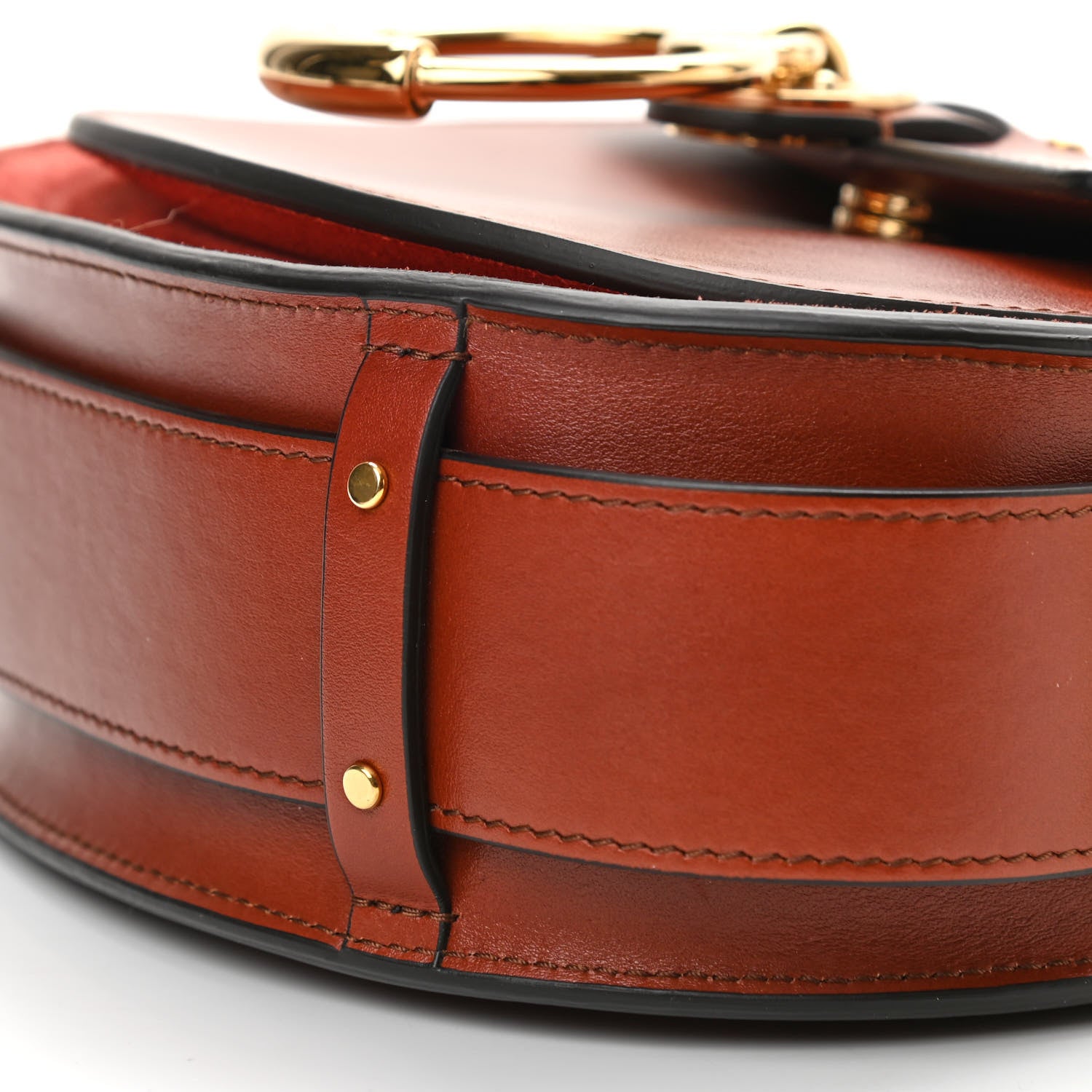 Chloe Calfskin Small Tess Bag Sepia Brown 9 of 9