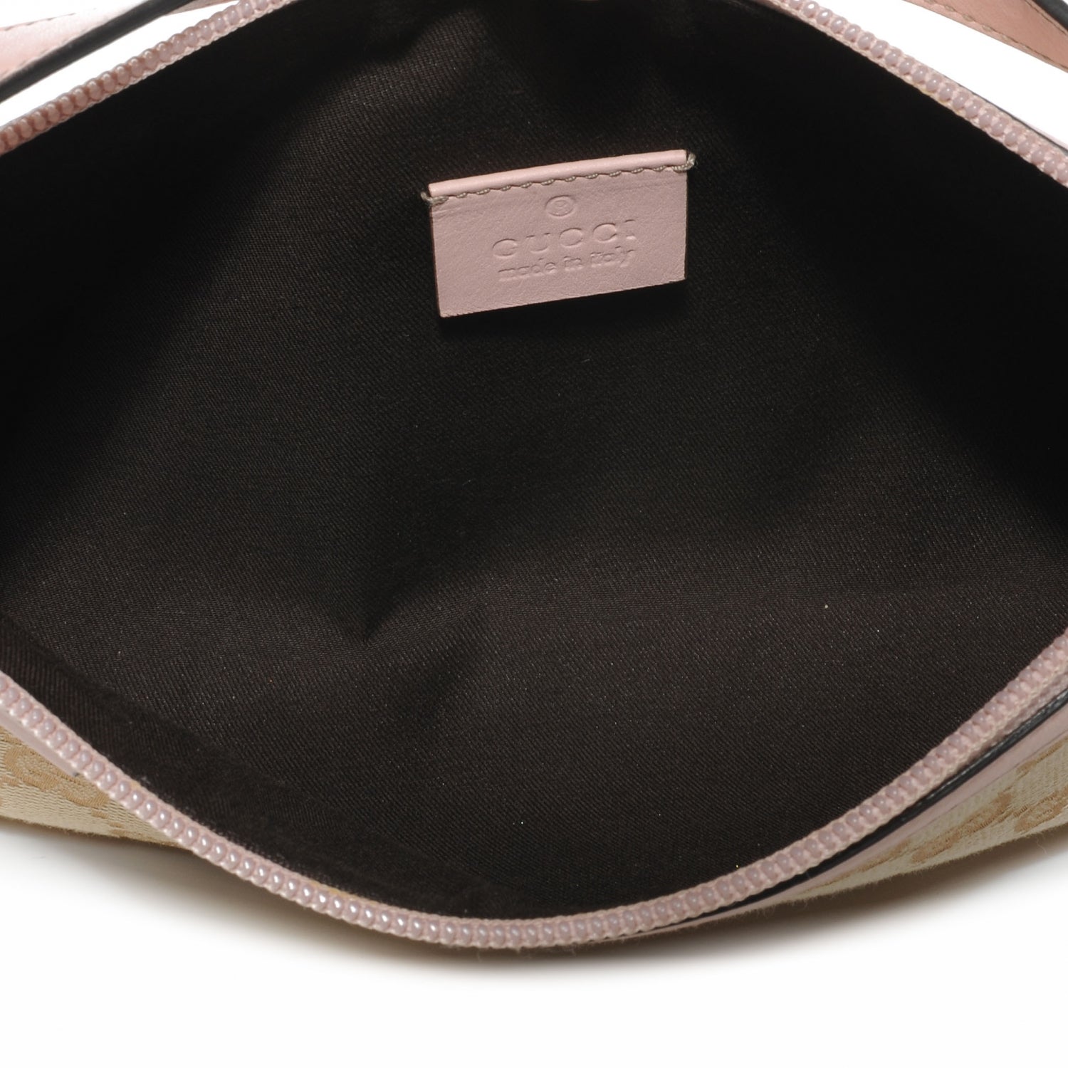 Gucci Monogram Cosmetic Case Pochette Pink 5 of 7