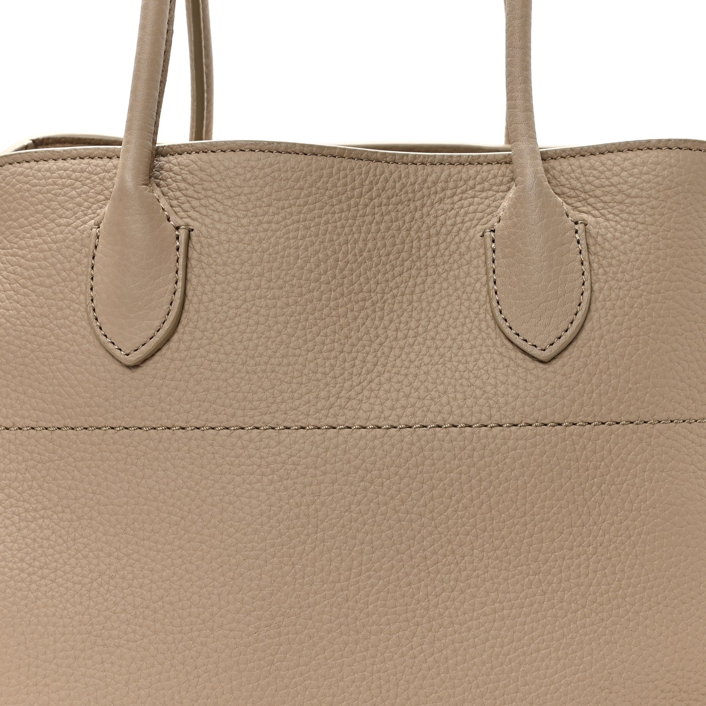 Matte Grained Calfskin Soft Margaux 15 Dark Taupe