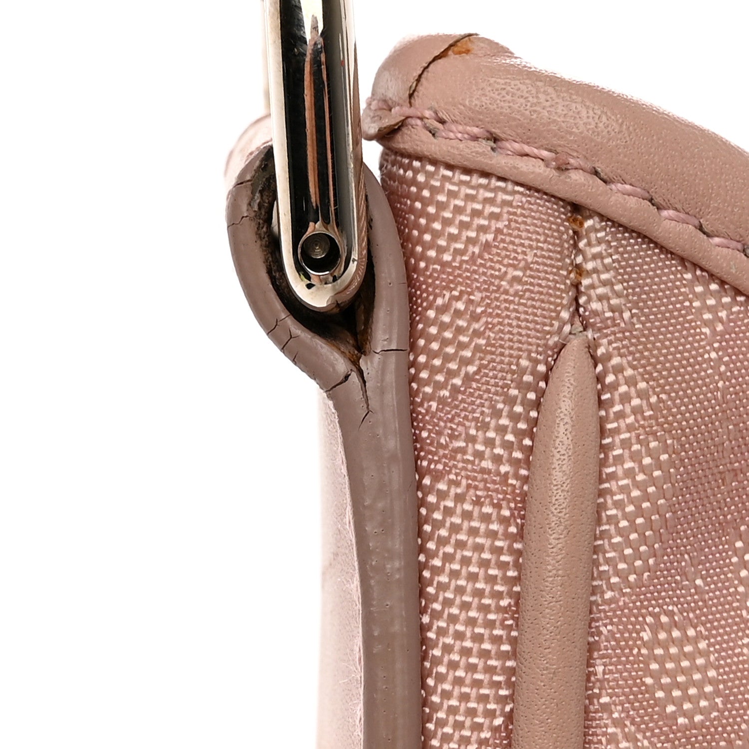 Christian Dior Nylon Monogram Lovely Hobo Rose Clair 22 of 23