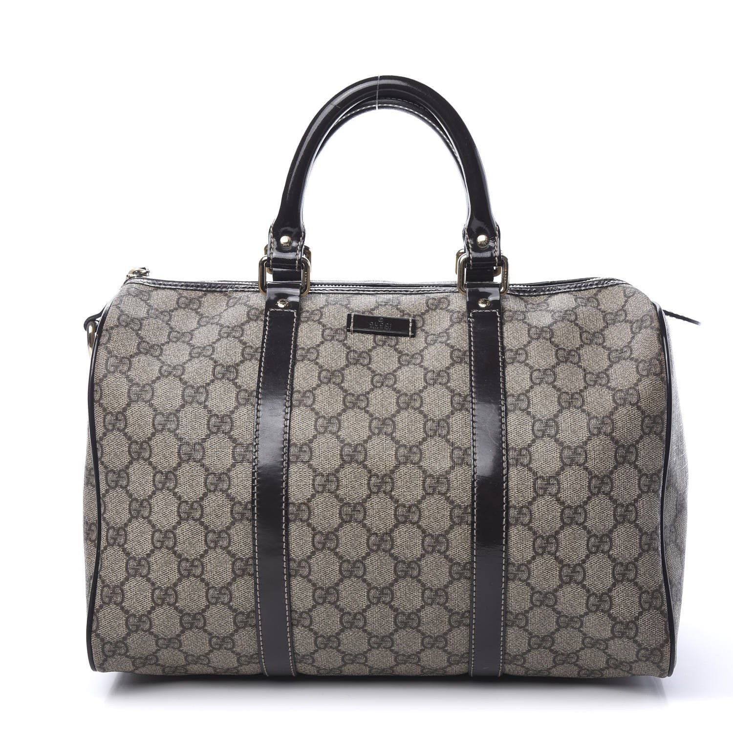 Gucci GG Plus Monogram Medium Joy Boston Dark Brown 1 of 11