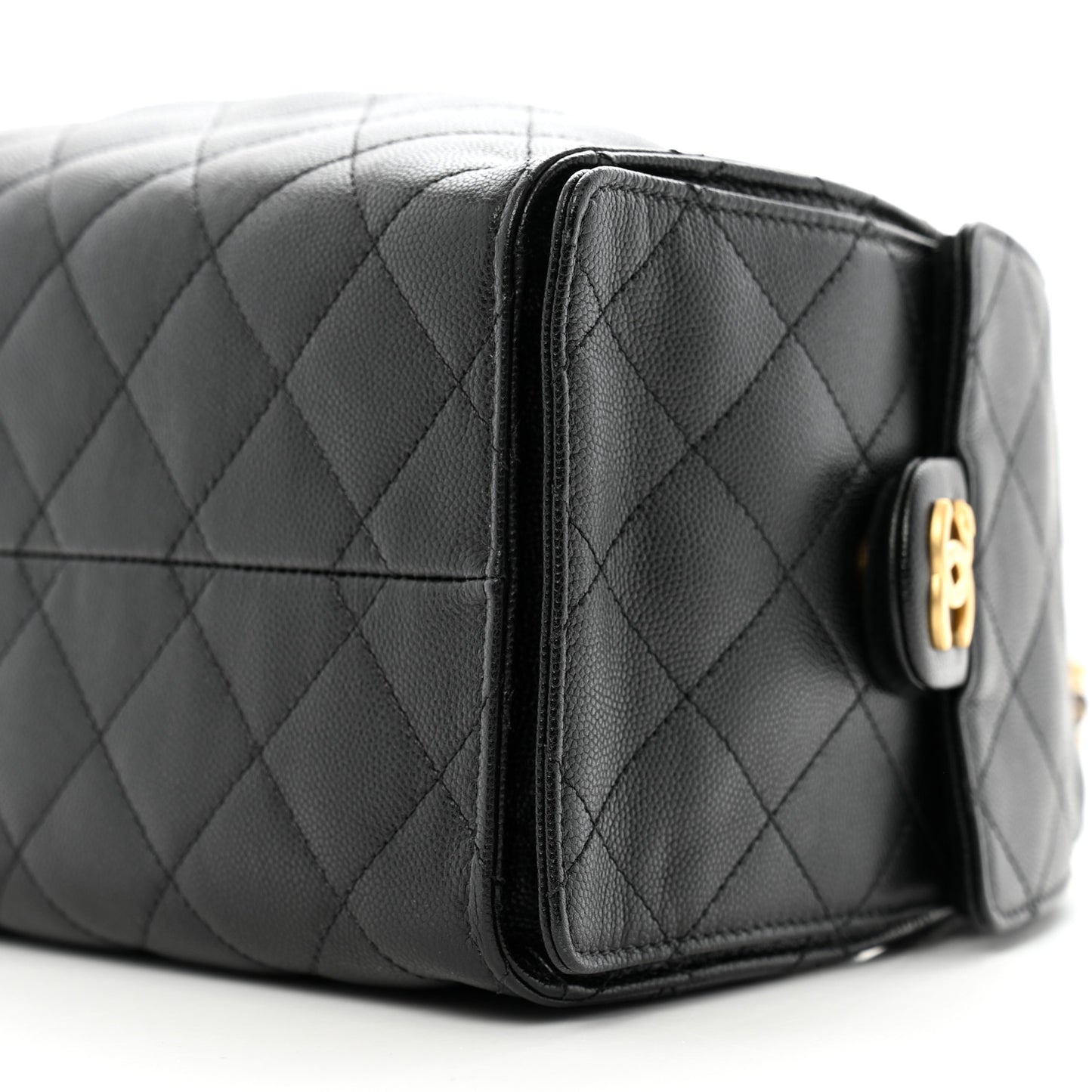 Caviar Quilted Small Chanel 25 Handbag Black