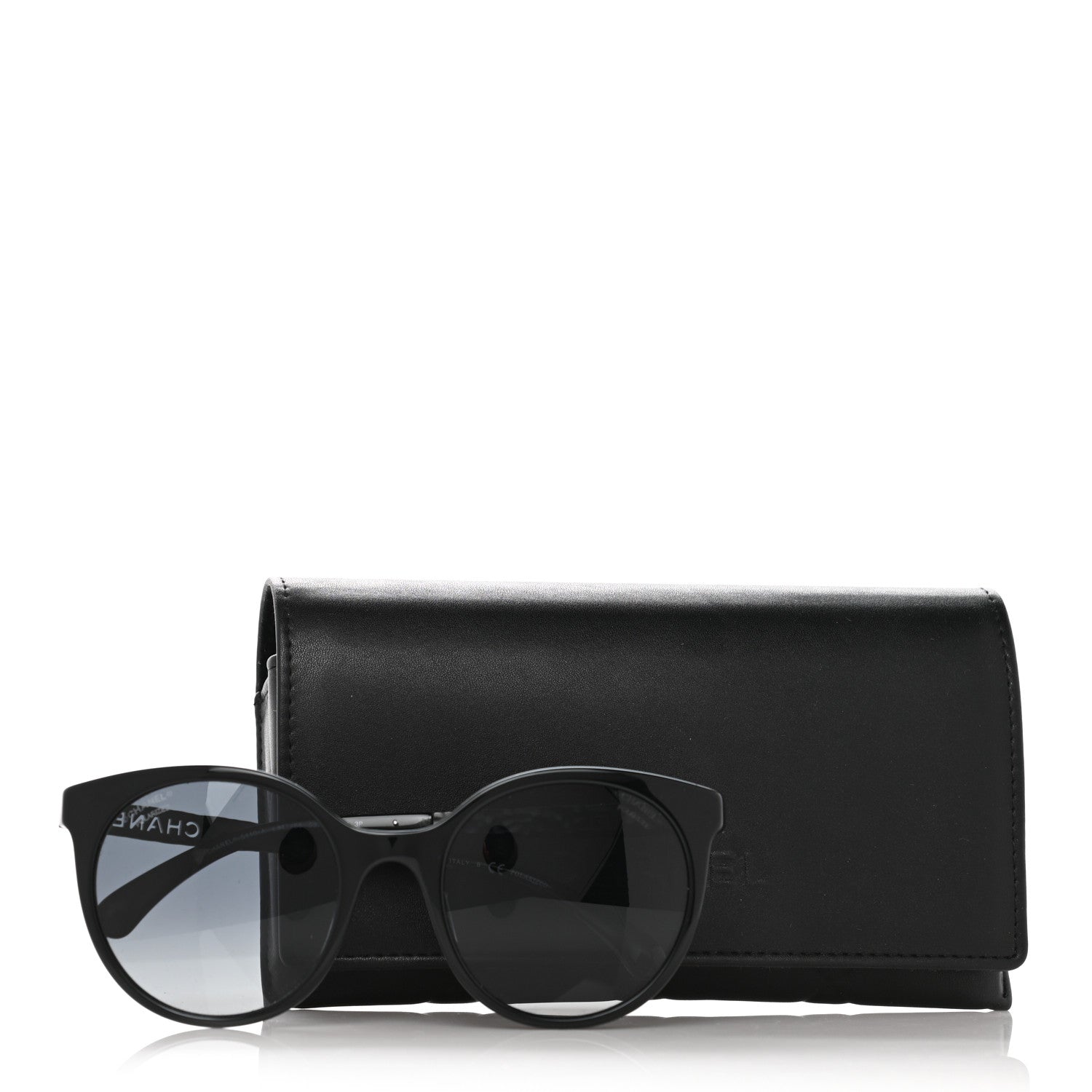 Chanel Acetate Metal Polarized Pantos Sunglasses 5440-A Black 8 of 8