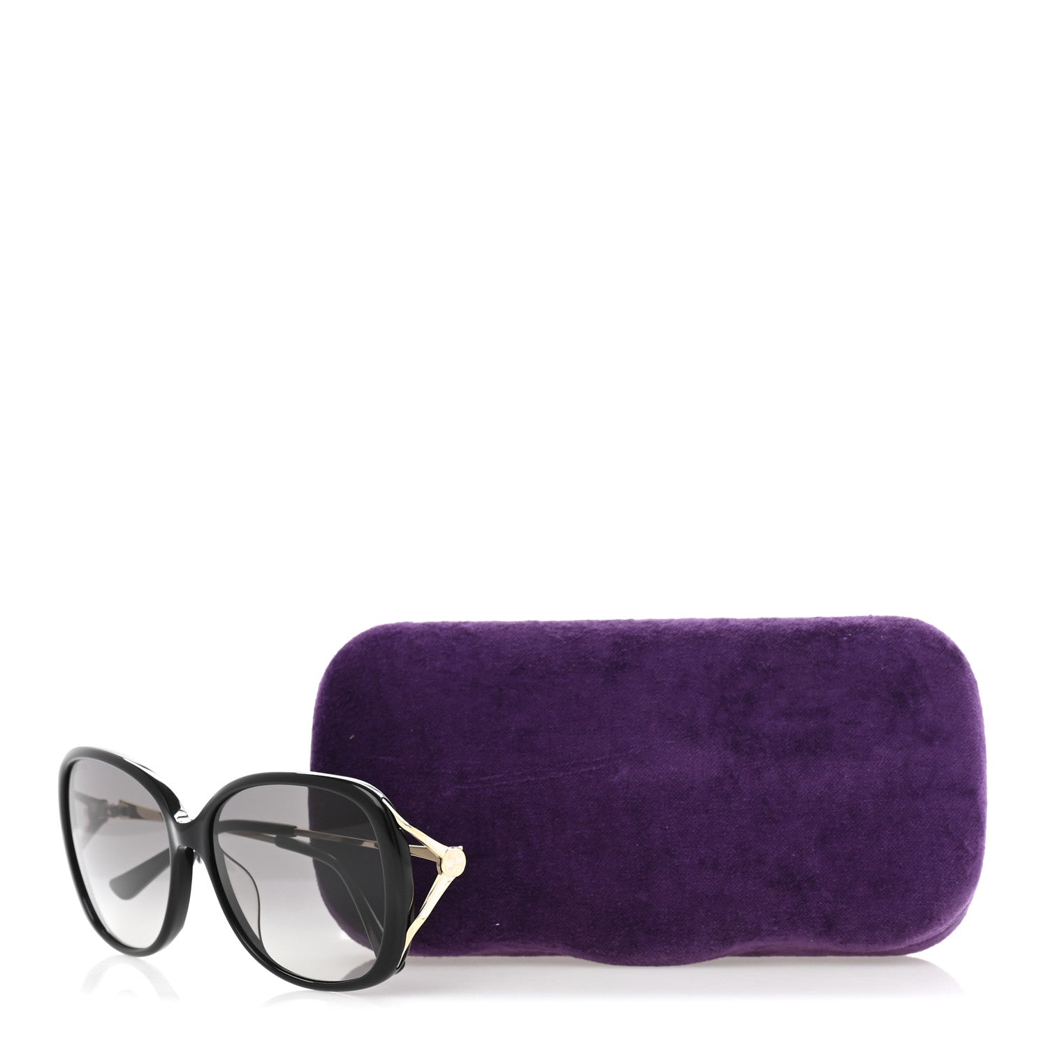 Gucci Acetate Metal Oversized Sunglasses GG0649SK Black 10 of 10