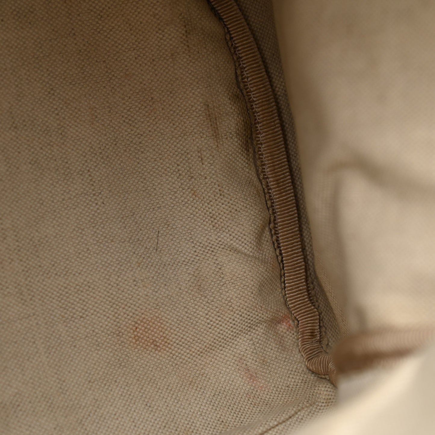 Monogram Selleria Calfskin Vintage Web Medium Boston Beige Blue