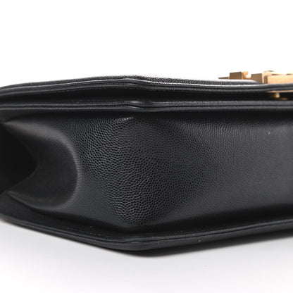 Chanel Caviar Quilted Medium Boy Flap Black 9 of 13