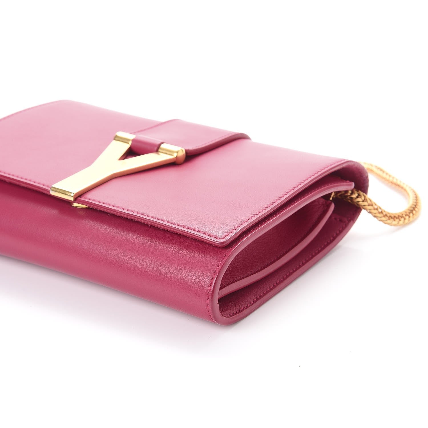 Saint Laurent Calfskin Small Classic Y Satchel Fuchsia 14 of 14