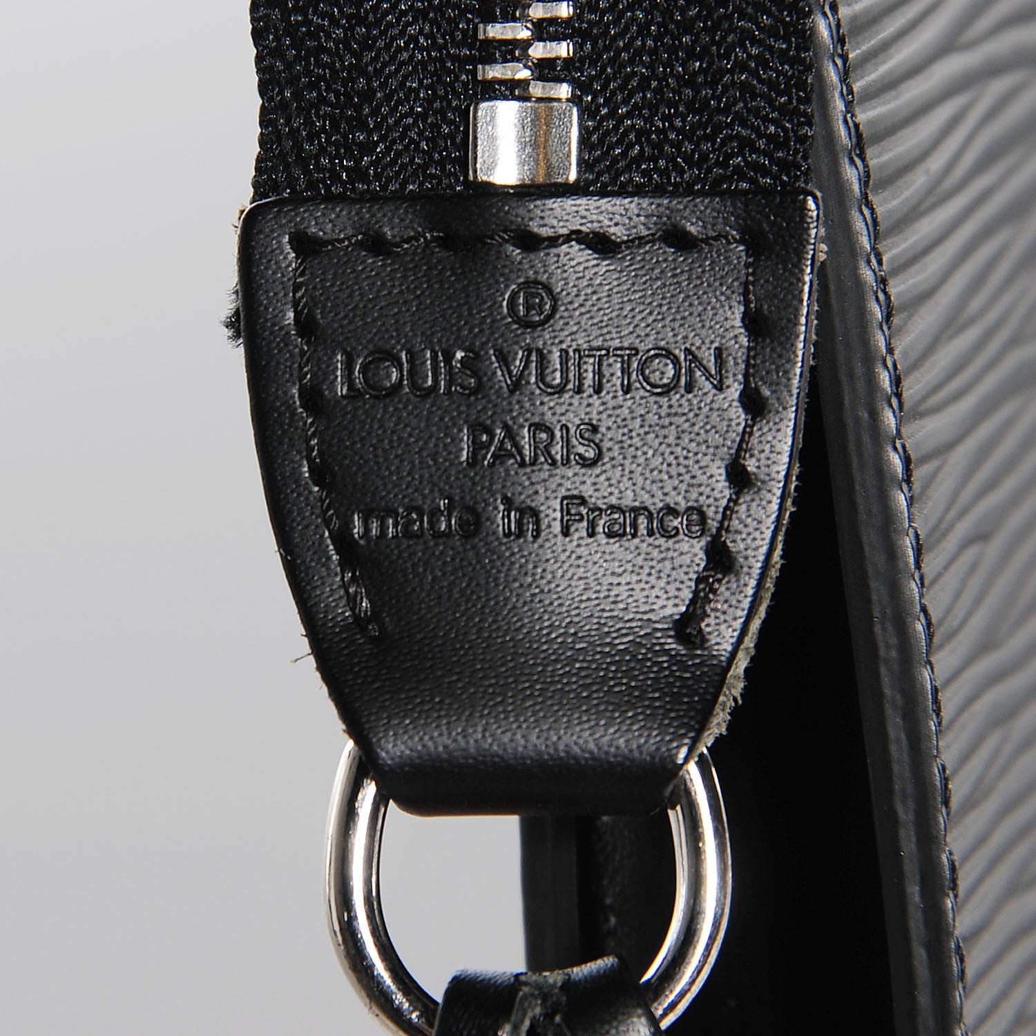 Louis Vuitton Epi Pochette Accessories 24 Black 6 of 7