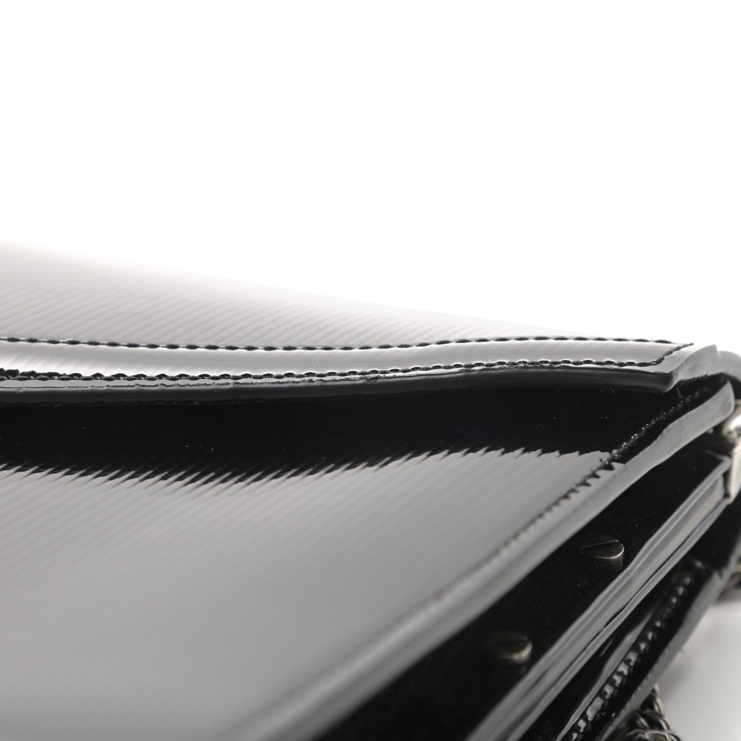 Patent Monogram Cassandra Clasp Bag Black