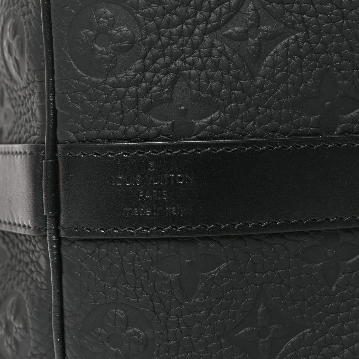 Taurillon Monogram Keepall Bandouliere 50 Black