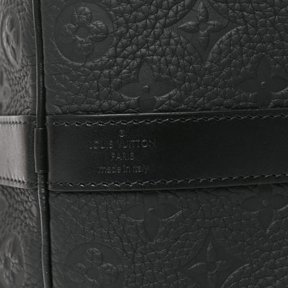 Louis Vuitton Taurillon Monogram Keepall Bandouliere 50 Black 5 of 8