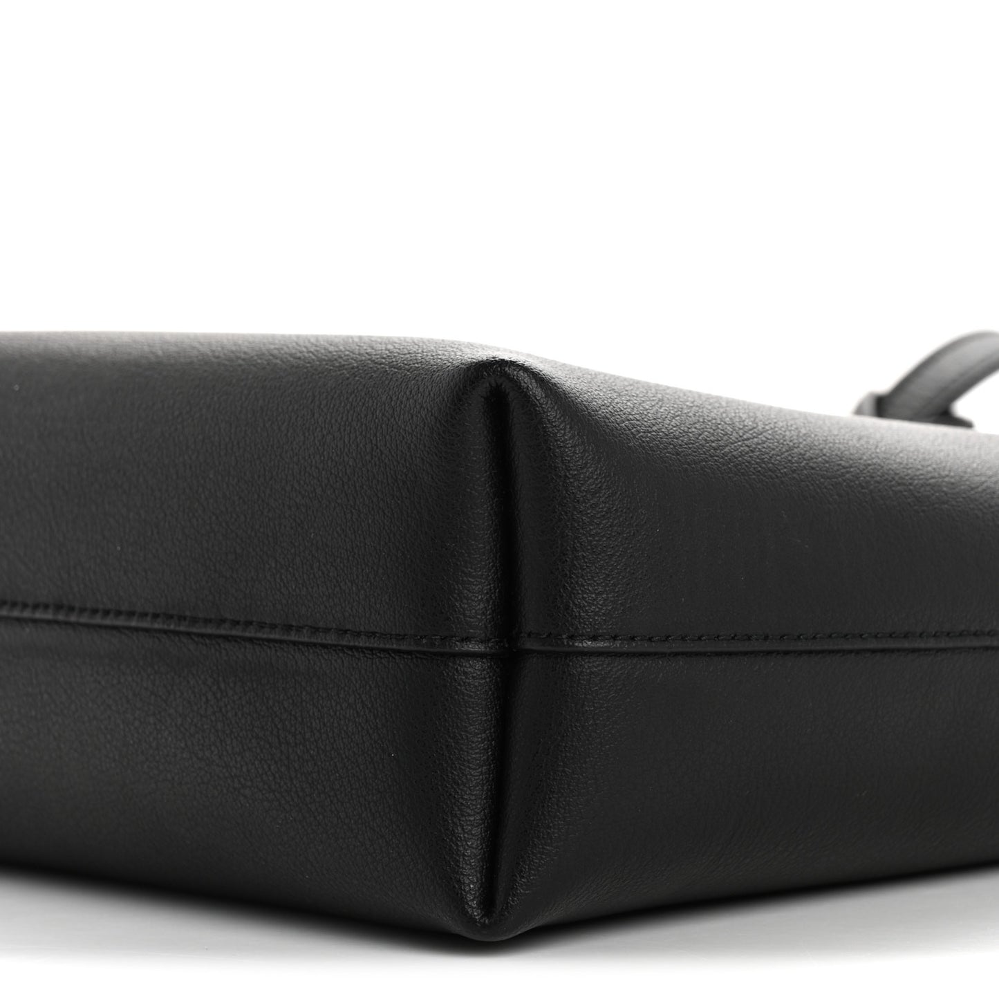 Calfskin Toy Shopping Tote Black
