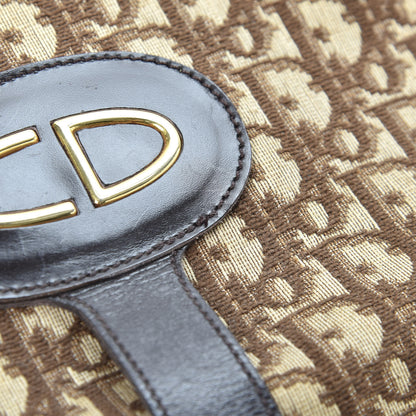 Christian Dior Monogram Fold Over Clutch Brown 8 of 9