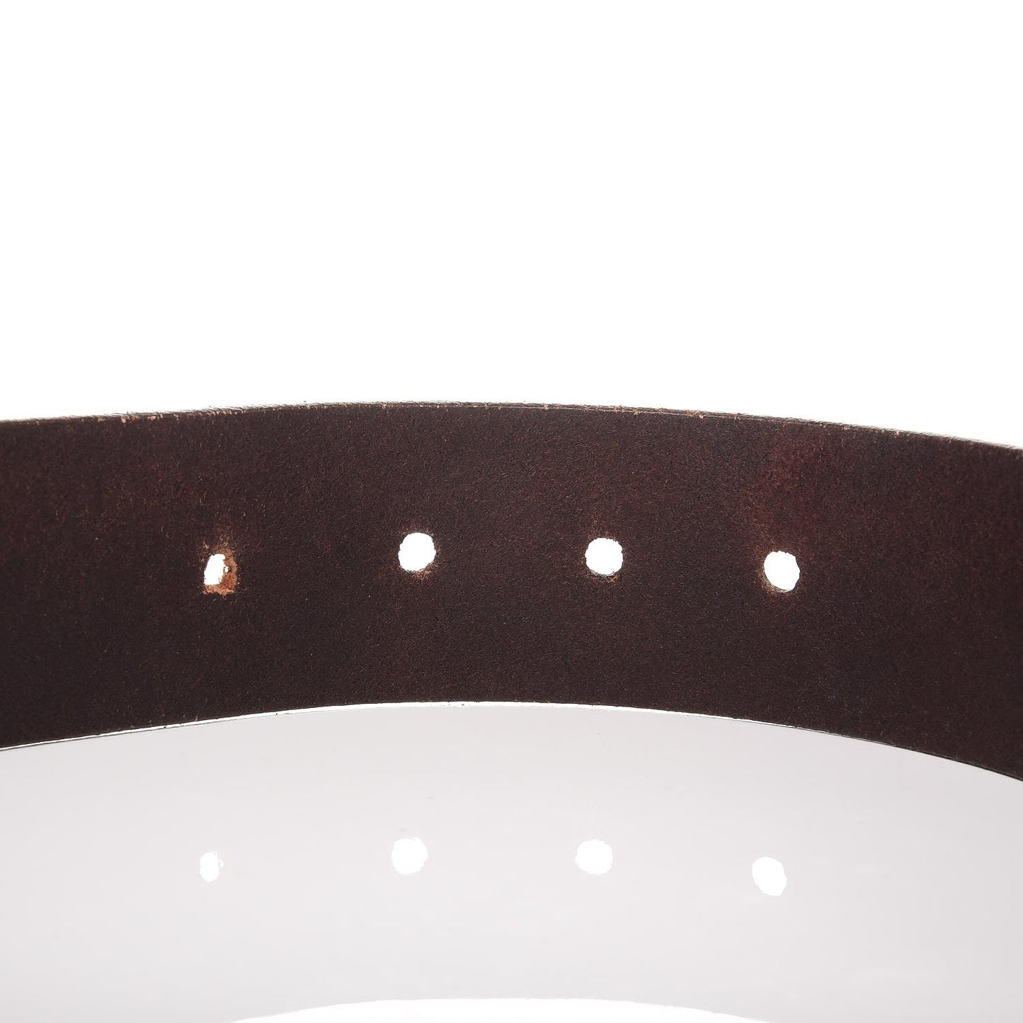 Guccissima Signature Belt 90 36 Dark Brown