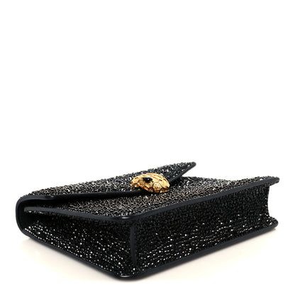 Bulgari Crystal Serpenti Forever Small Crossbody Bag Black 4 of 9