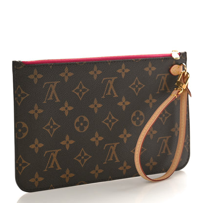 Louis Vuitton Monogram Neverfull MM GM Pochette Pivoine 3 of 8