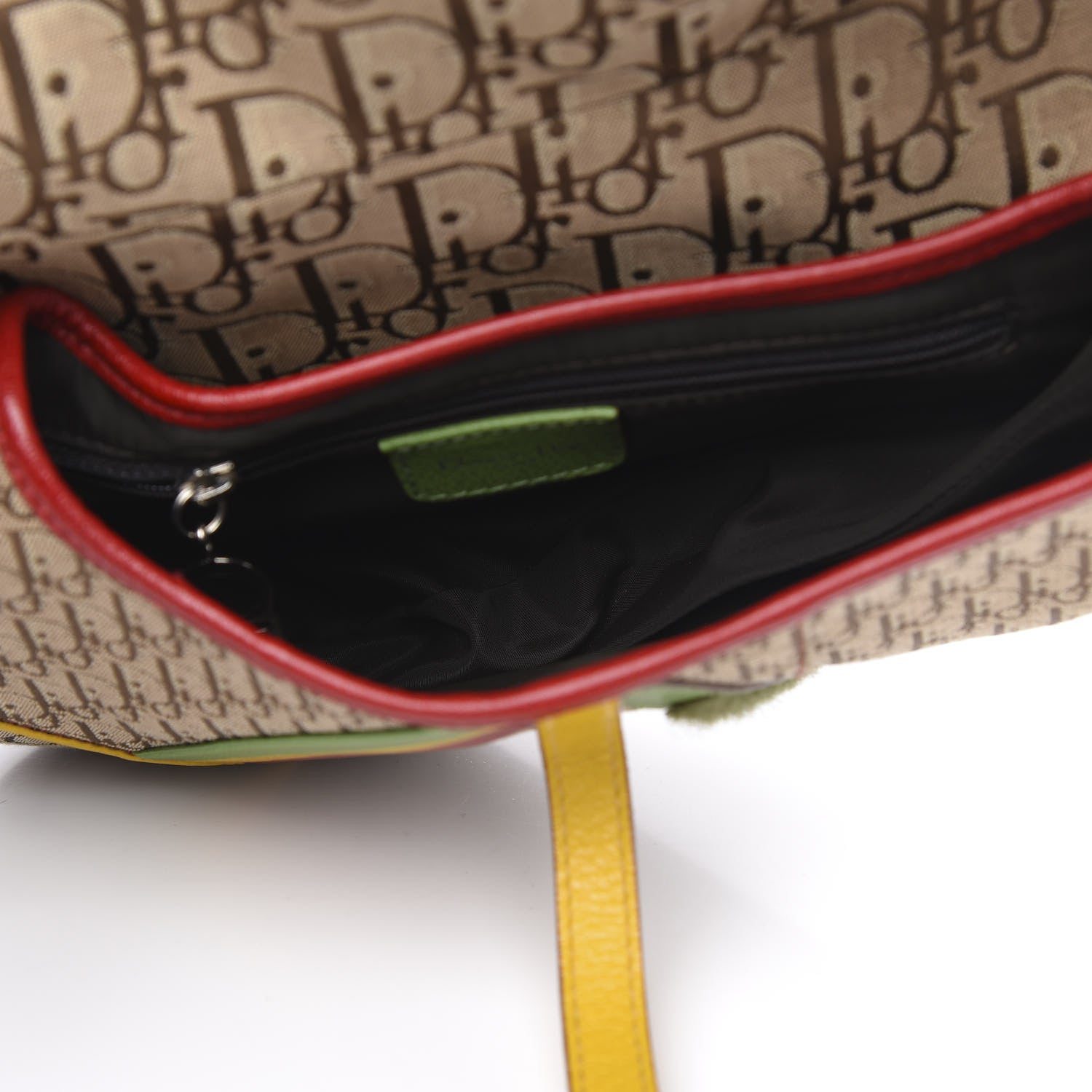 Christian Dior Monogram Rasta Saddle Bag Beige 5 of 9