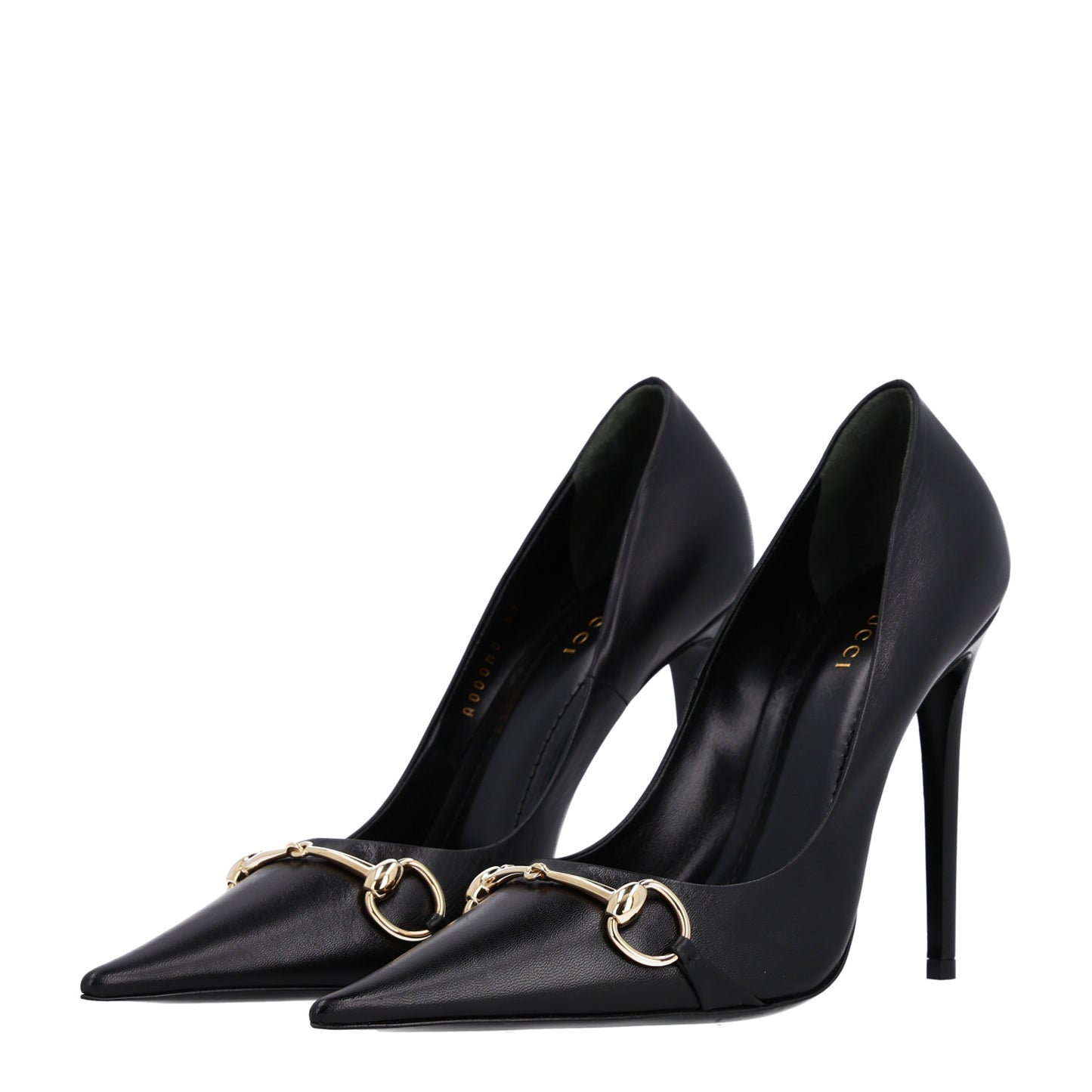 Smooth Nappa Horsebit Donna Pumps 39 Black