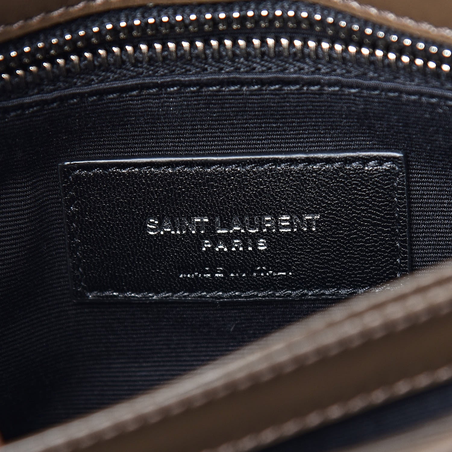 Saint Laurent Calfskin Y Quilted Monogram Toy Loulou Crossbody Bag Faggio 8 of 12
