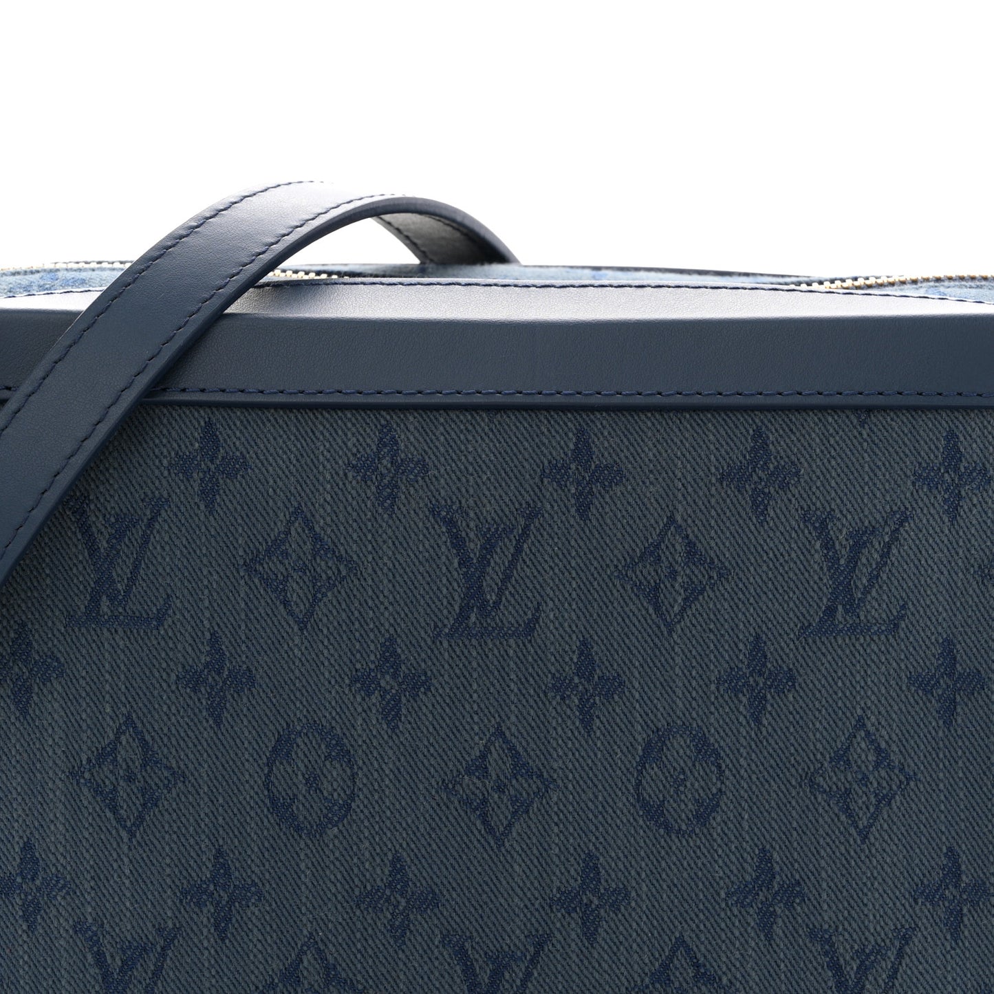 Denim Monogram Soft Trunk Navy