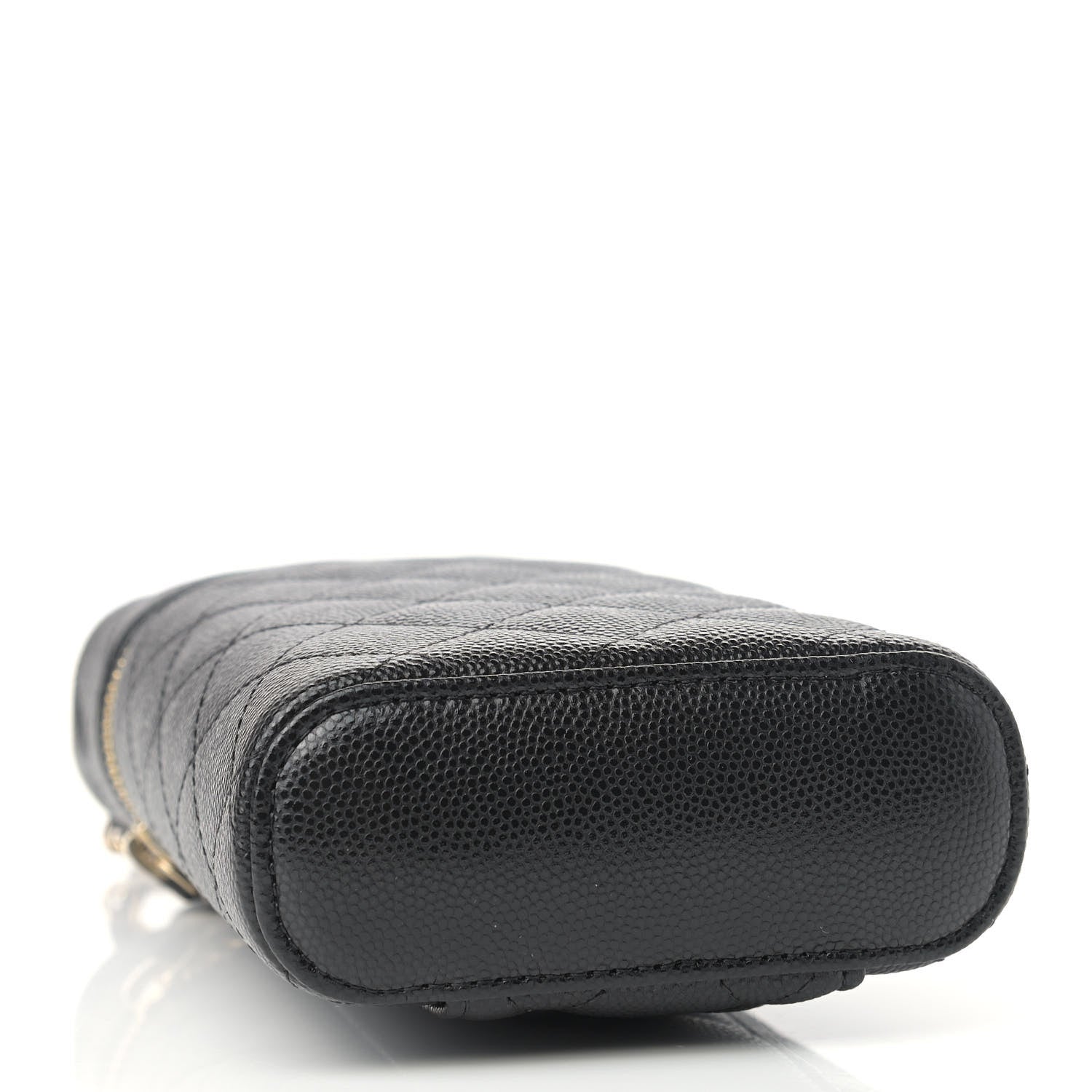 Chanel Caviar Quilted Phone Holder With Chain Black 4 of 9