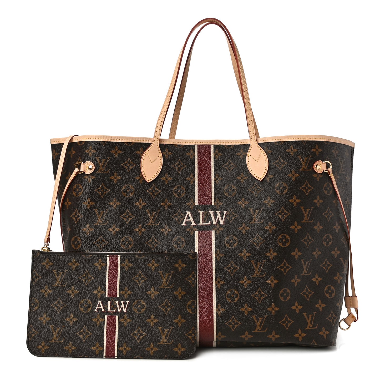 Monogram My LV Heritage Neverfull GM Fuchsia White