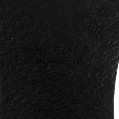 Hermes Calfskin Donia 70 Ankle Boots 36 Black 7 of 9