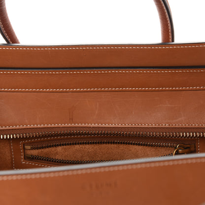 Celine Natural Calfskin Micro Luggage Tan 8 of 10