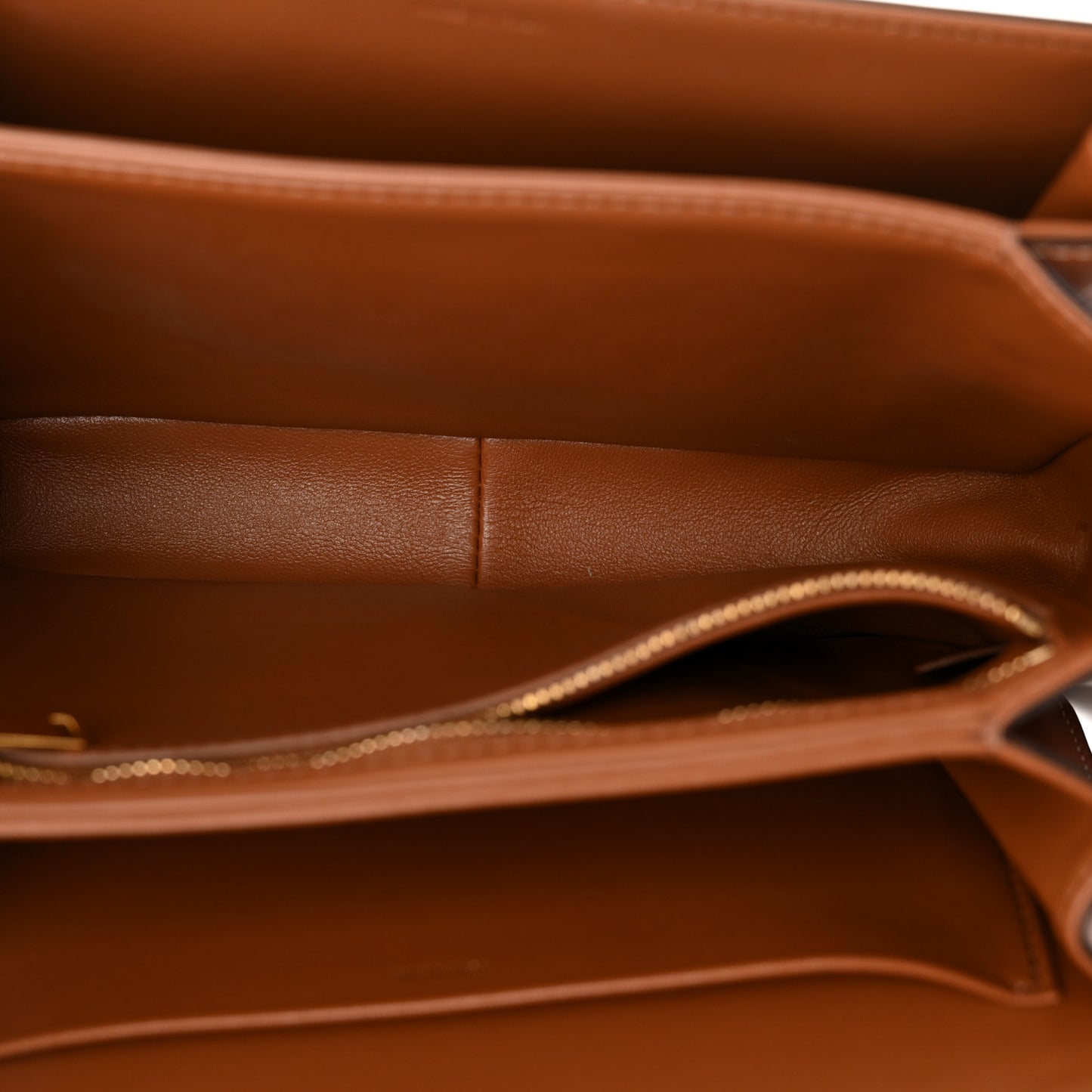 Triomphe Canvas Calfskin Medium Triomphe Bag Tan