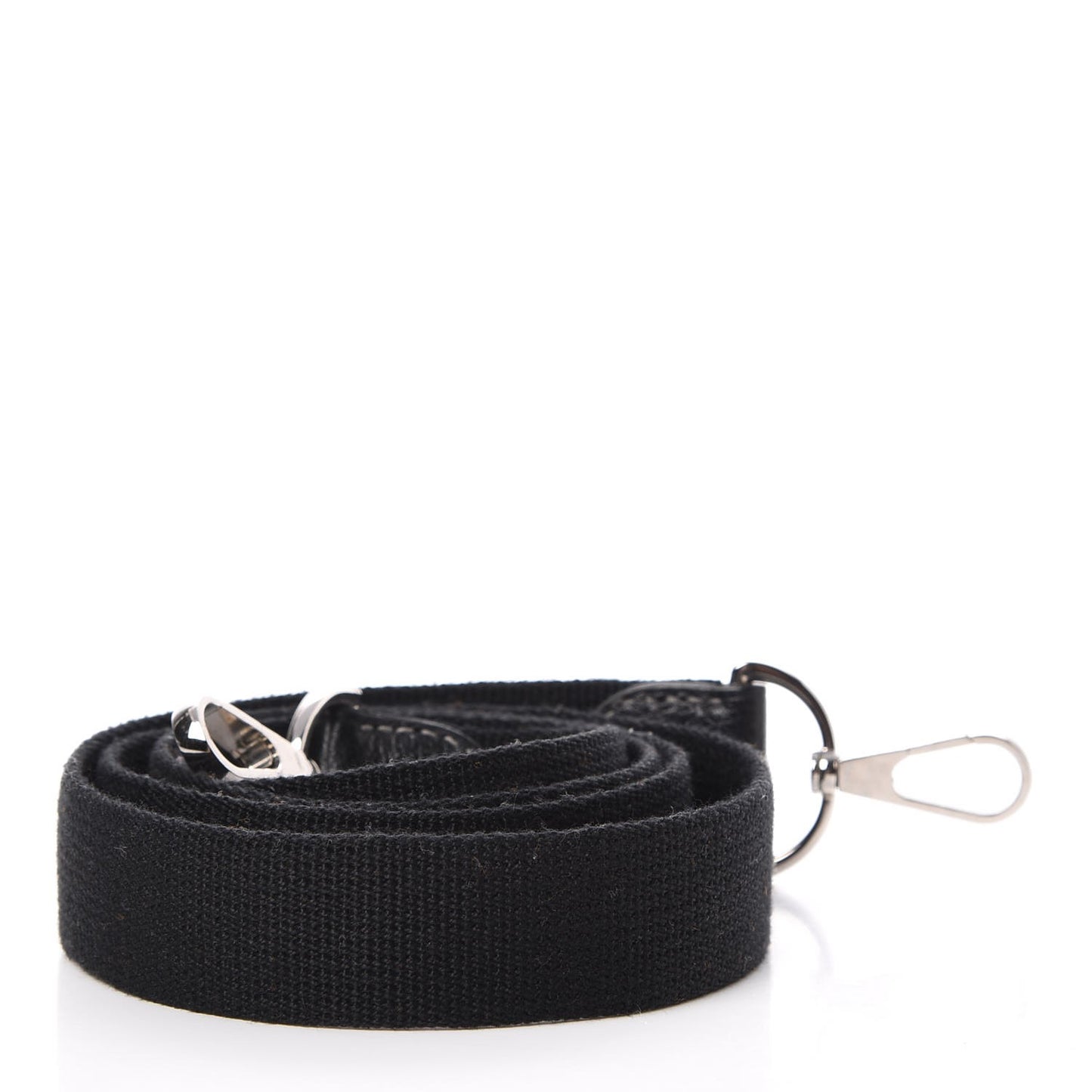 Toile Taurillon Clemence Shoulder Strap Black