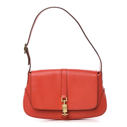Gucci Calfskin Small Jackie O Hobo Red 1 of 10