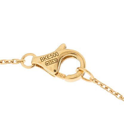 Cartier 18K Yellow Gold Mother Of Pearl Diamond Caresse D'Orchidees Par Cartier Necklace 5 of 6