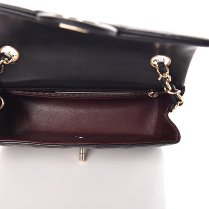 Chanel Lambskin Quilted Mini Rectangular Flap Black 5 of 10