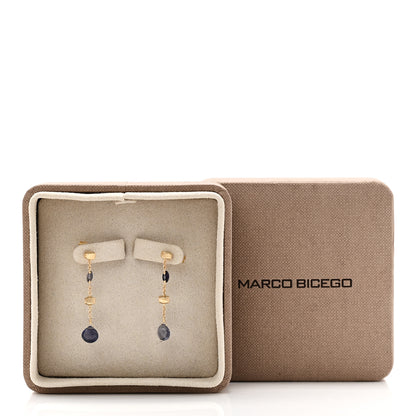 Marco Bicego 18K Yellow Gold Iolite Paradise Drop Earrings 6 of 6