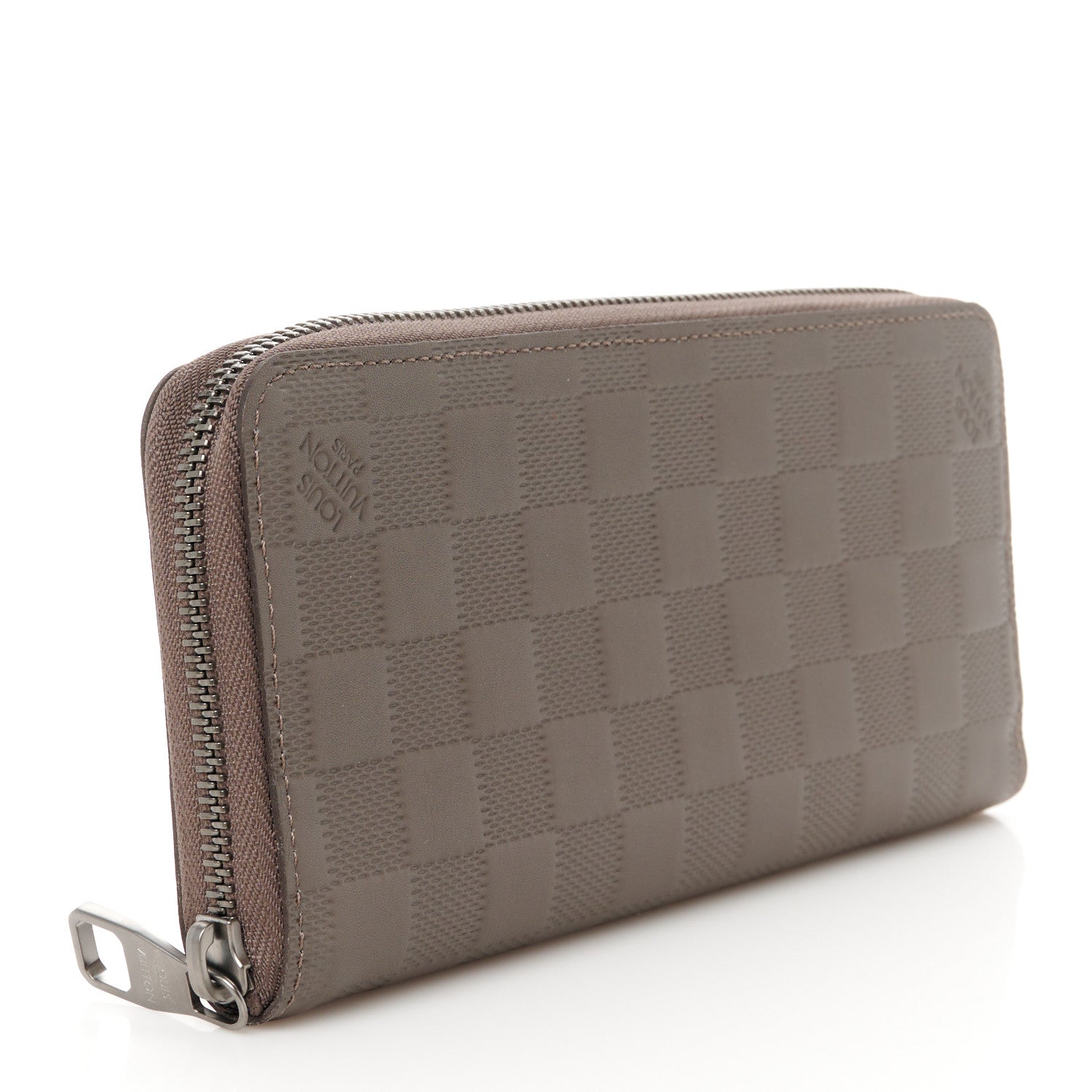 Louis Vuitton Damier Infini Zippy Vertical Wallet Granit 3 of 9
