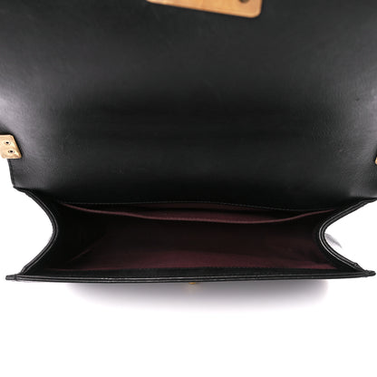 Chanel Goat Hair Medium Celtic Boy Flap Black 5 of 11