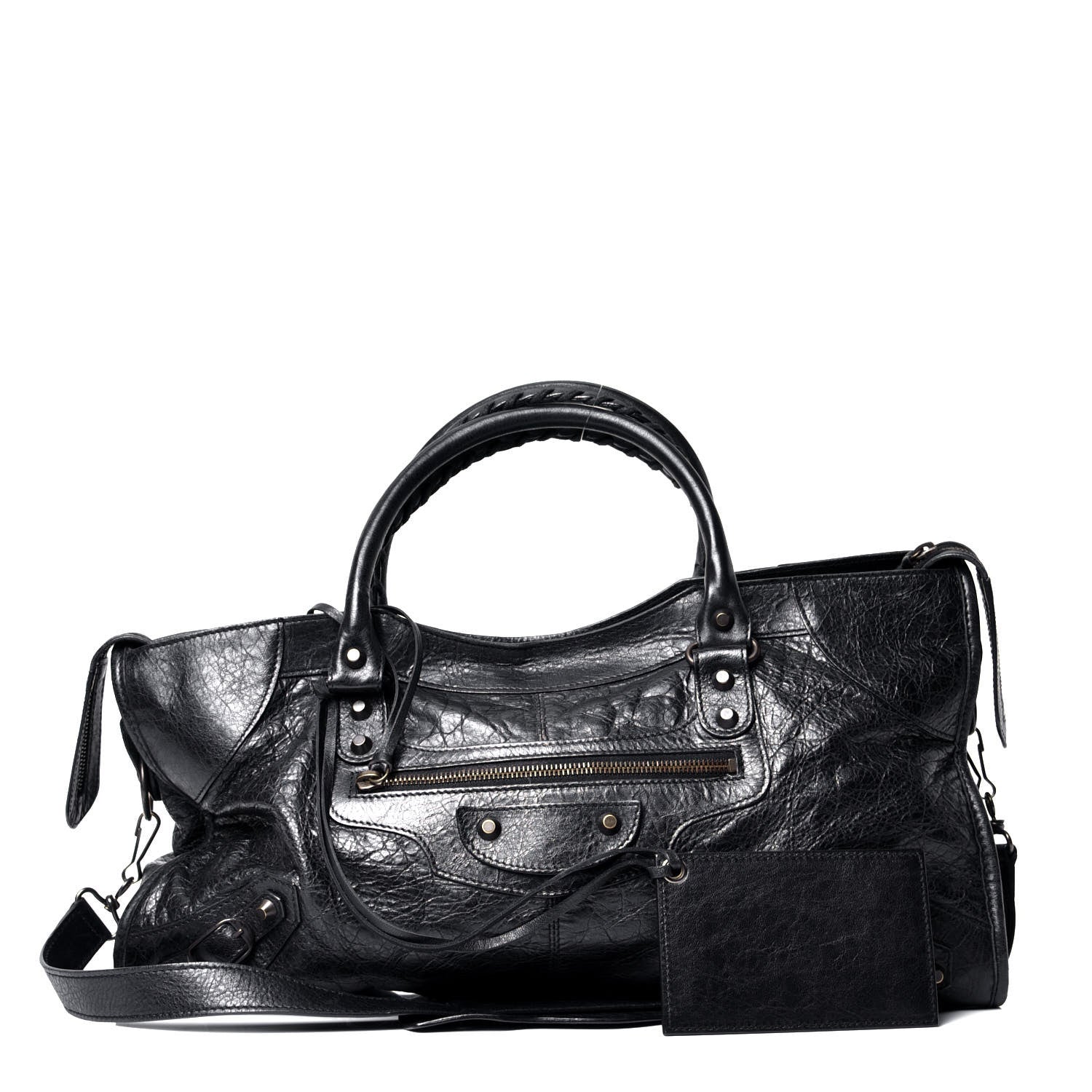 Balenciaga Agneau Classic Hardware Part Time Black 1 of 4