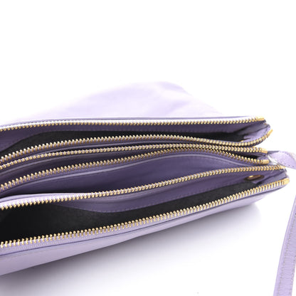 Celine Lambskin Large Trio Crossbody Bag Lilac 6 of 14