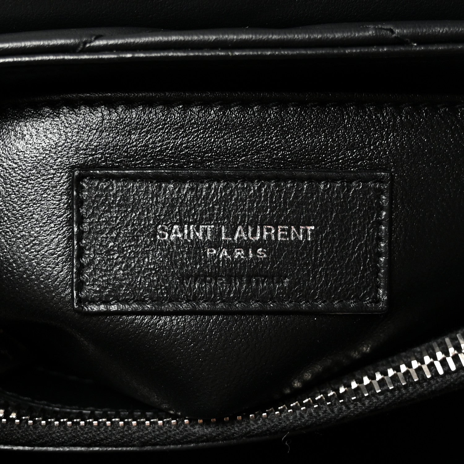 Saint Laurent Calfskin Y Quilted Monogram Small Loulou Chain Satchel Black 6 of 9