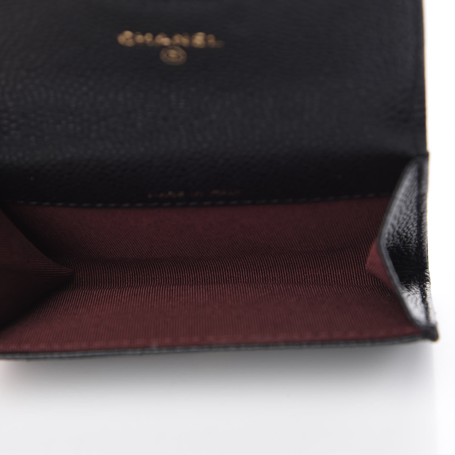Chanel Caviar Quilted Flap Card Holder Black 5 of 9