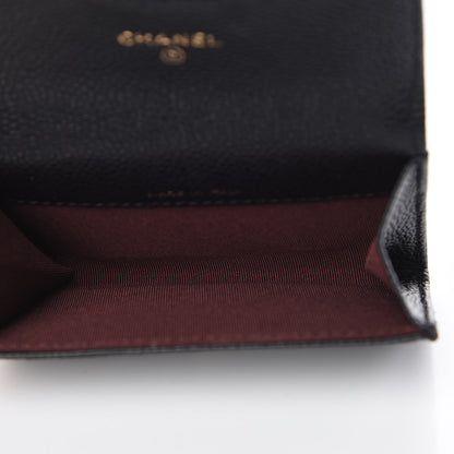 Chanel Caviar Quilted Flap Card Holder Black 5 of 9