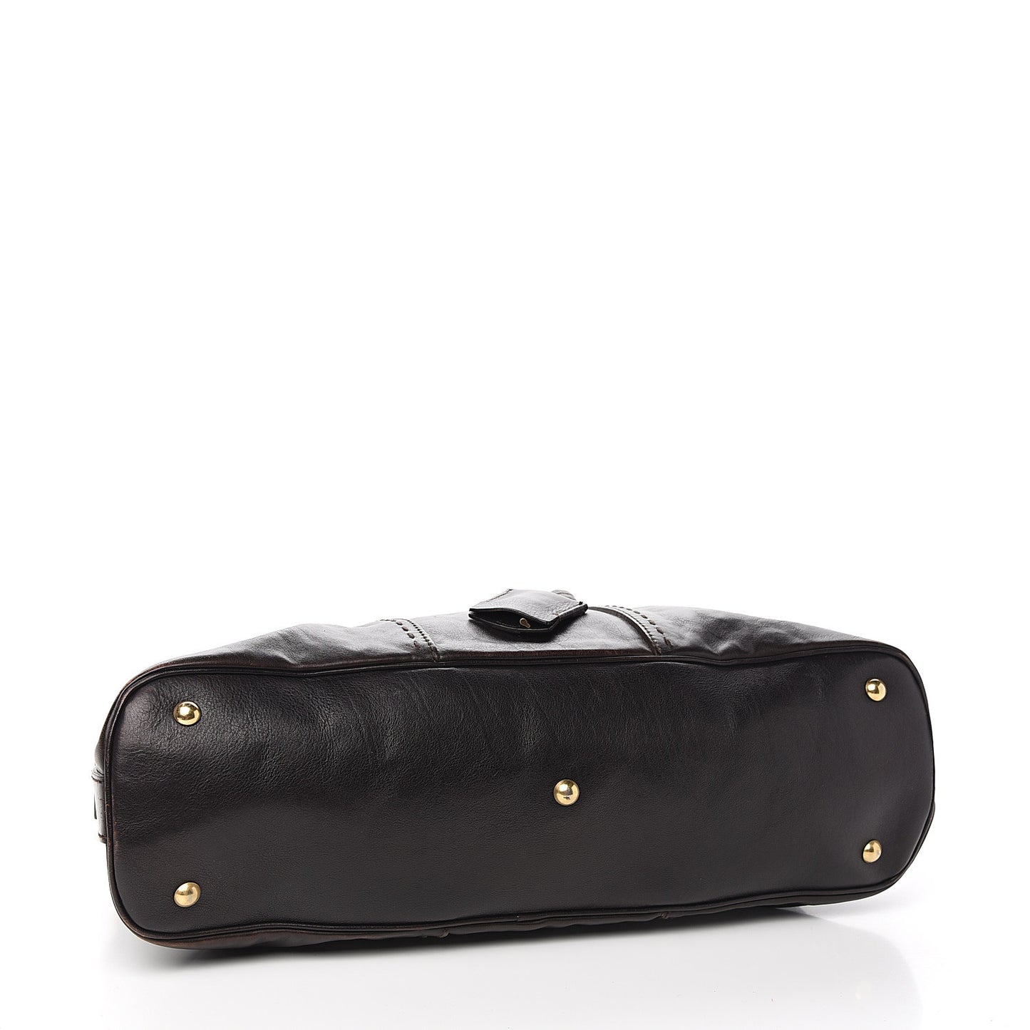 Calfskin Large Muse Dark Brown