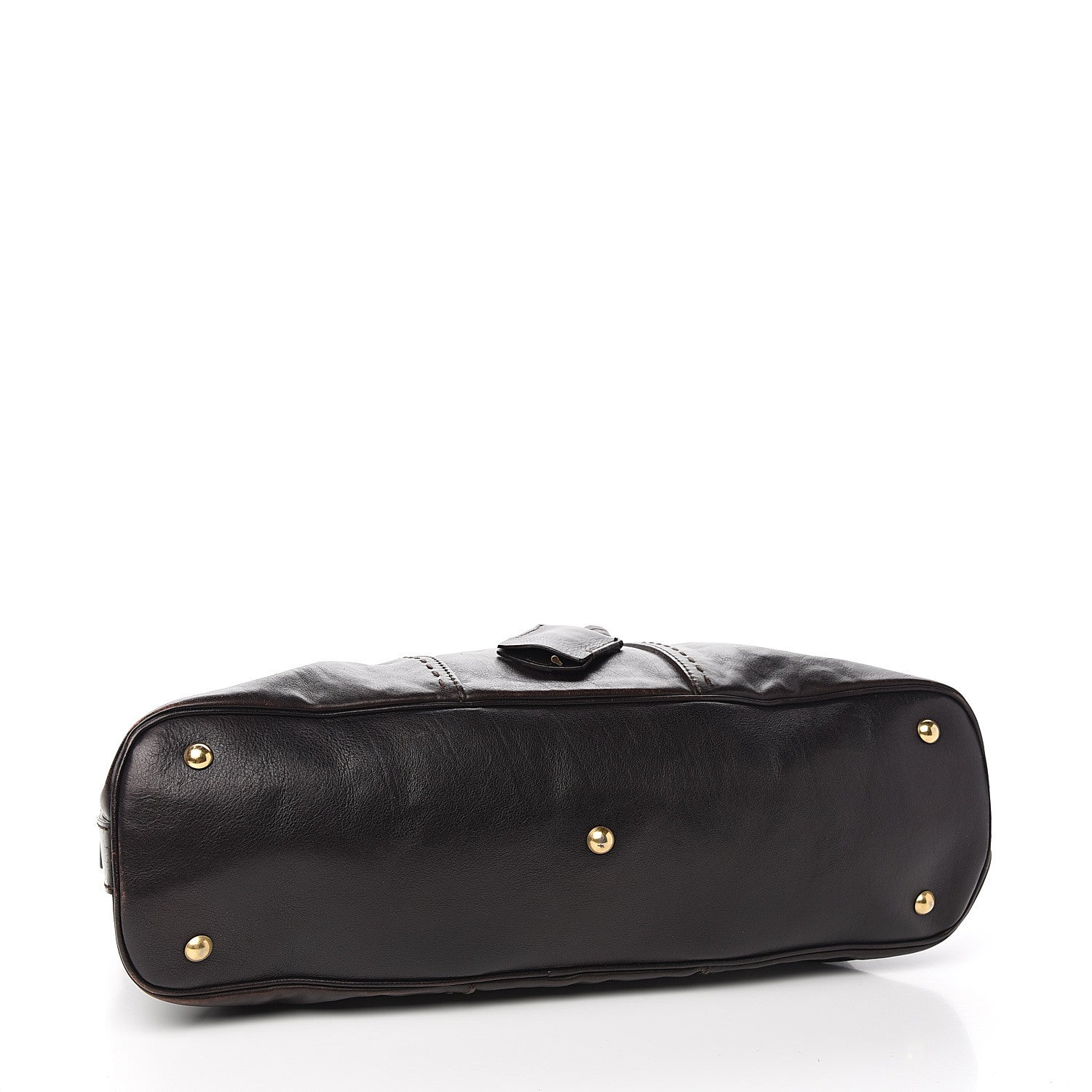 Saint Laurent Calfskin Large Muse Dark Brown 3 of 11