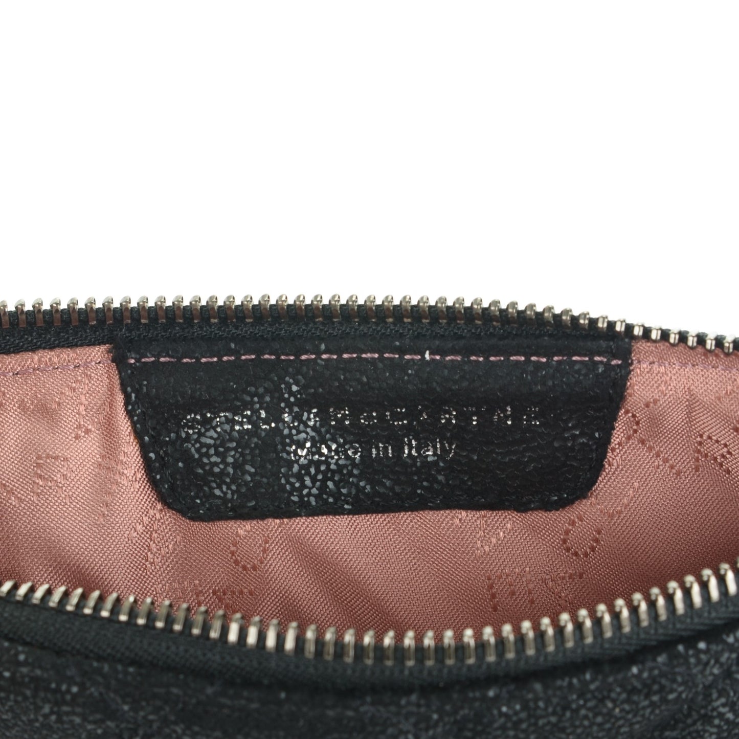 Shaggy Deer Quilted Falabella Wristlet Black