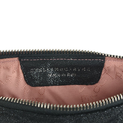 Stella McCartney Shaggy Deer Quilted Falabella Wristlet Black 6 of 7